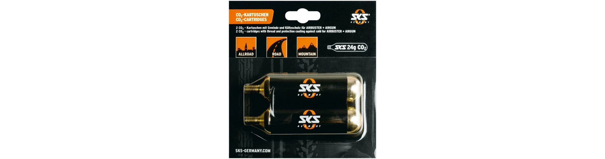 SKS Cartouche CO2 (x2) 24g 1 SKS Cartouche CO2 (x2) 24g